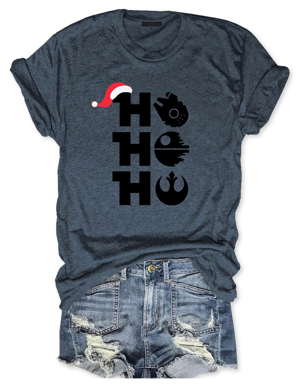 Ho Ho Ho Star Wars Christmas Funny T-shirt