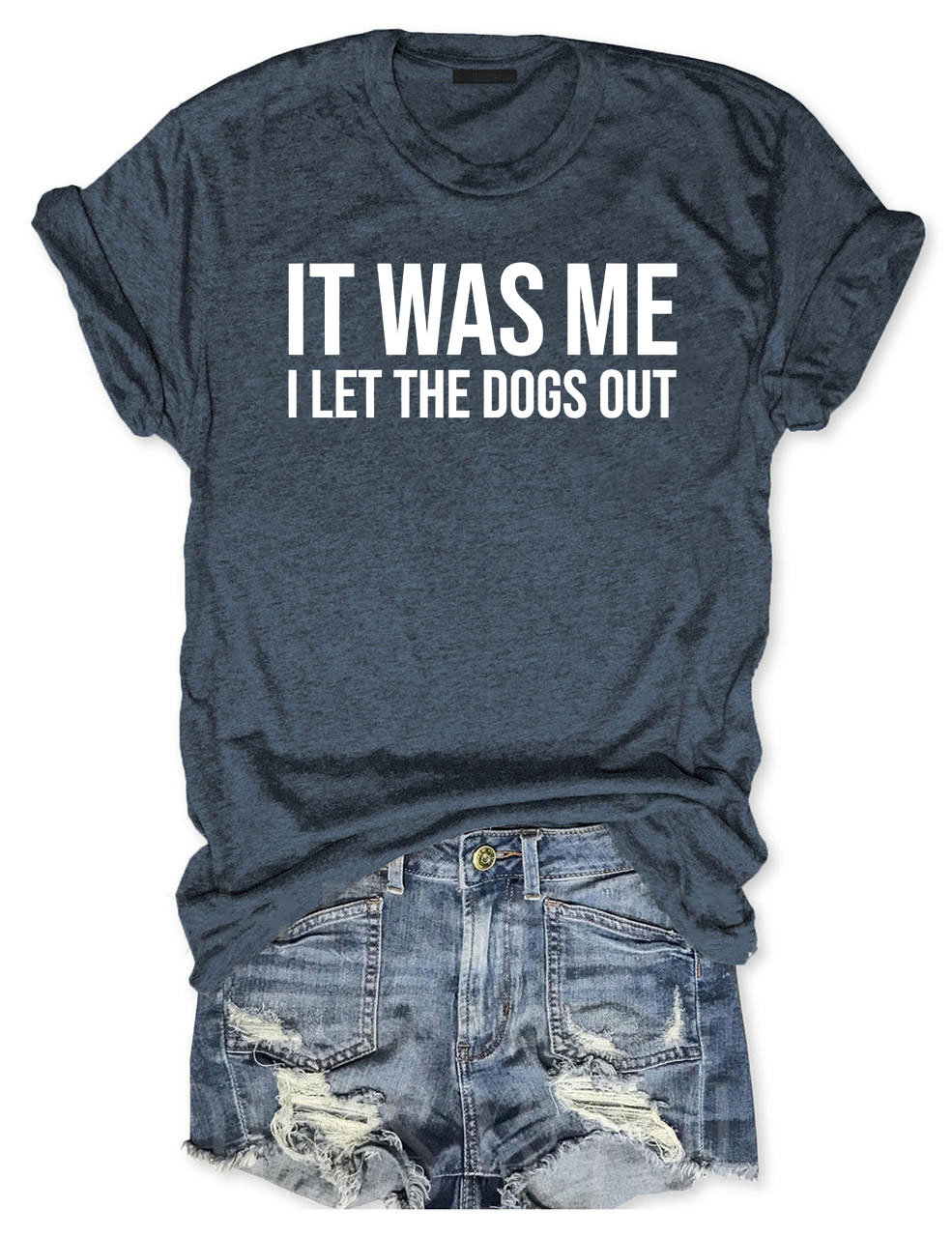 It Was Me I Let The Dogs Out T-shirt