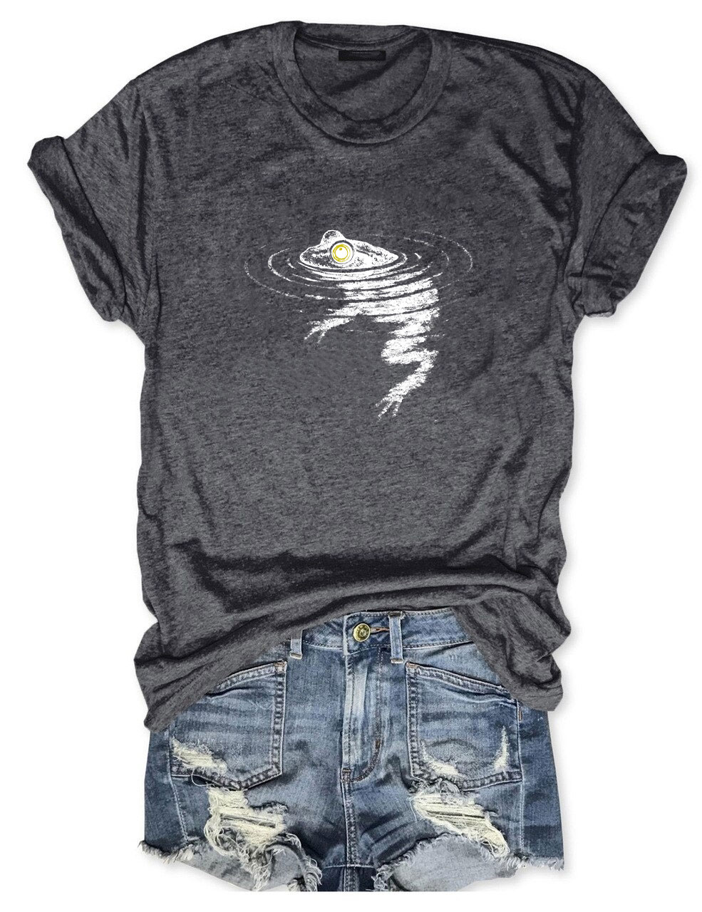 Frog Swimming Funny T-Shirt