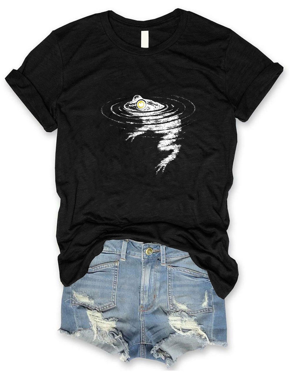 Frog Swimming Funny T-Shirt