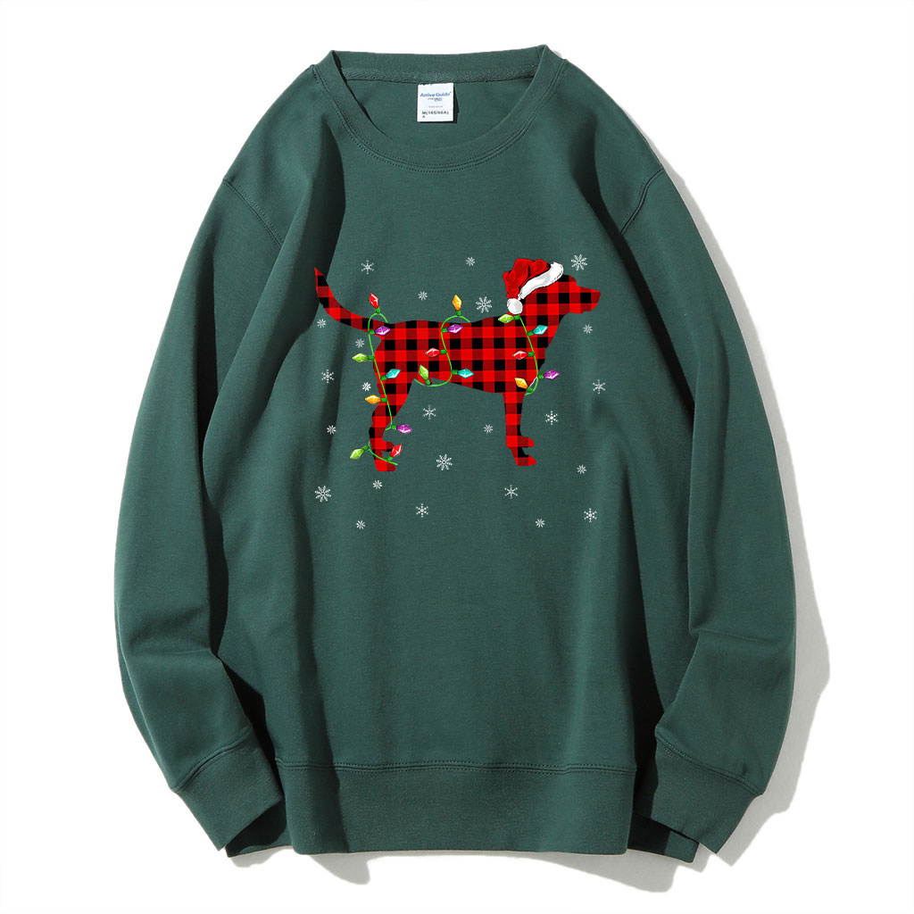Labrador Retriever Christmas Light Sweatshirt