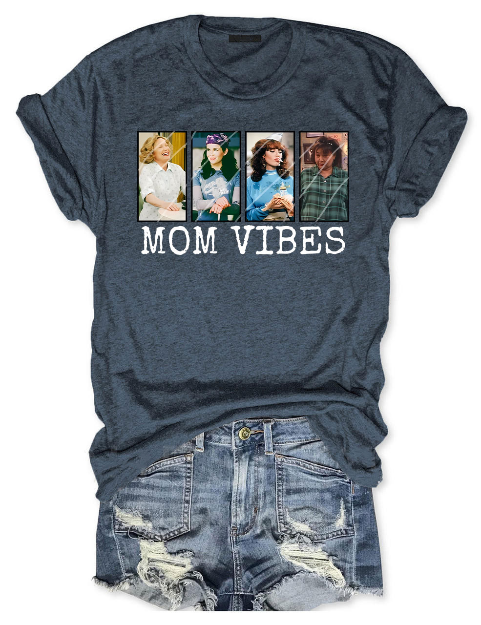 Retro 90��s Mom Vibes T-shirt