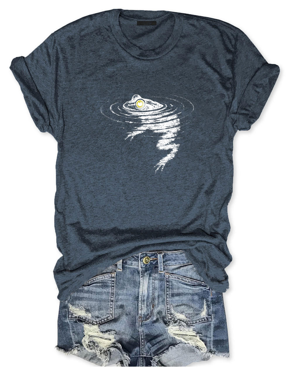 Frog Swimming Funny T-Shirt