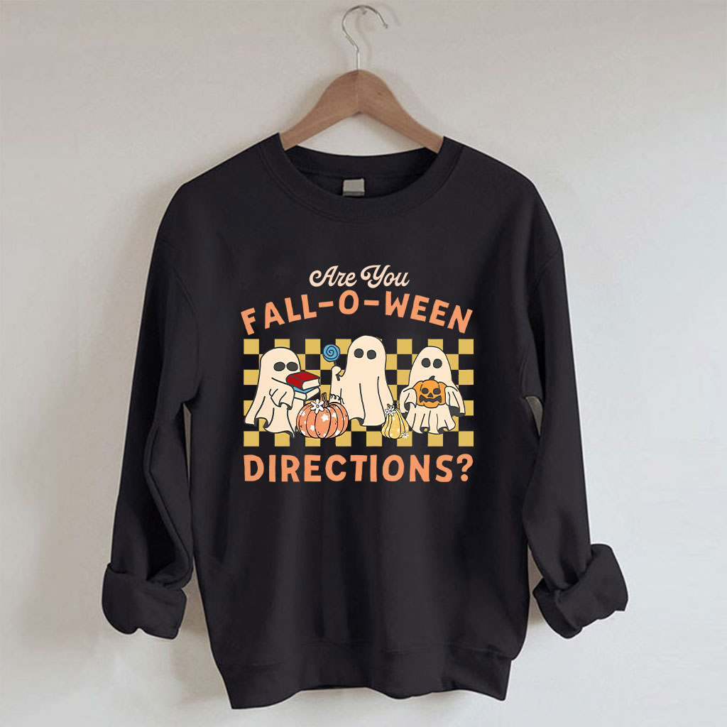 Trick or Treat Spooky Teacher Funny Sweatshirt