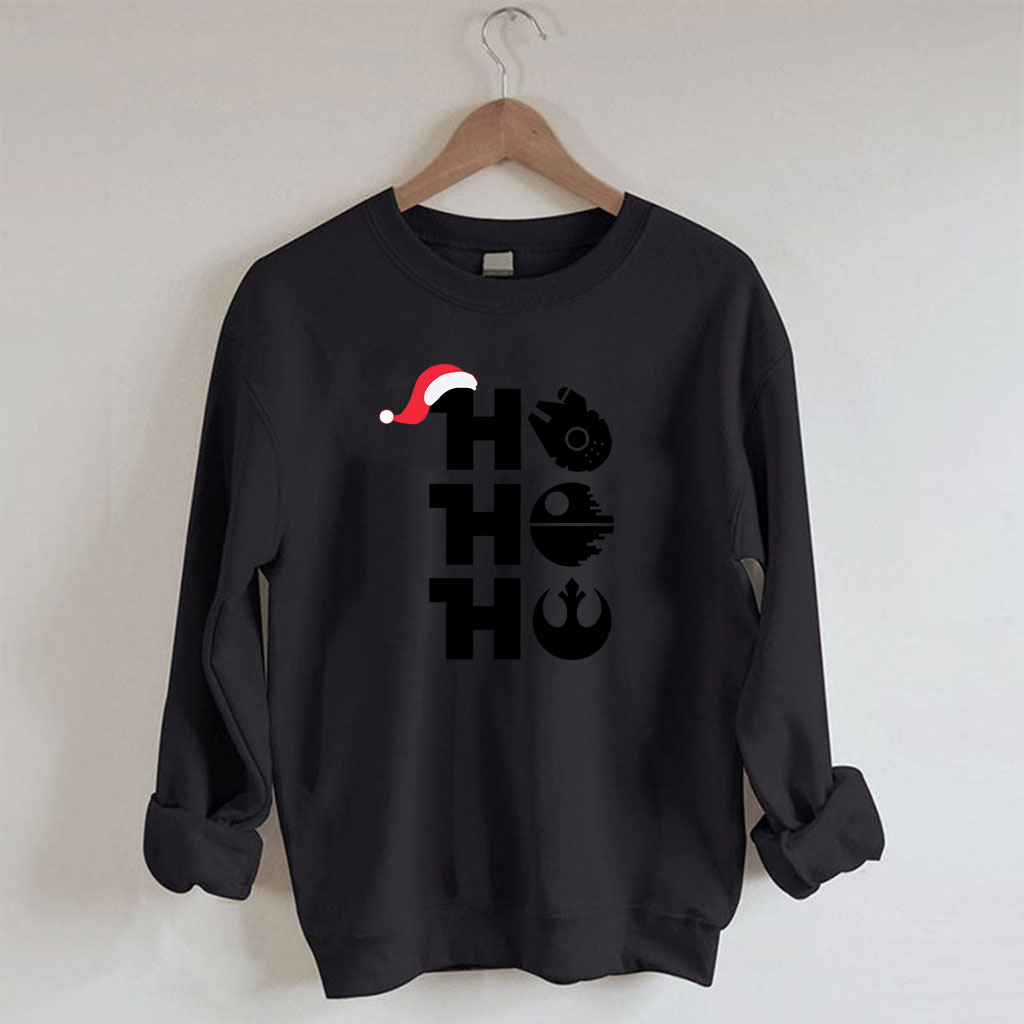 Ho Ho Ho Star Wars Christmas Funny Funny Sweatshirt