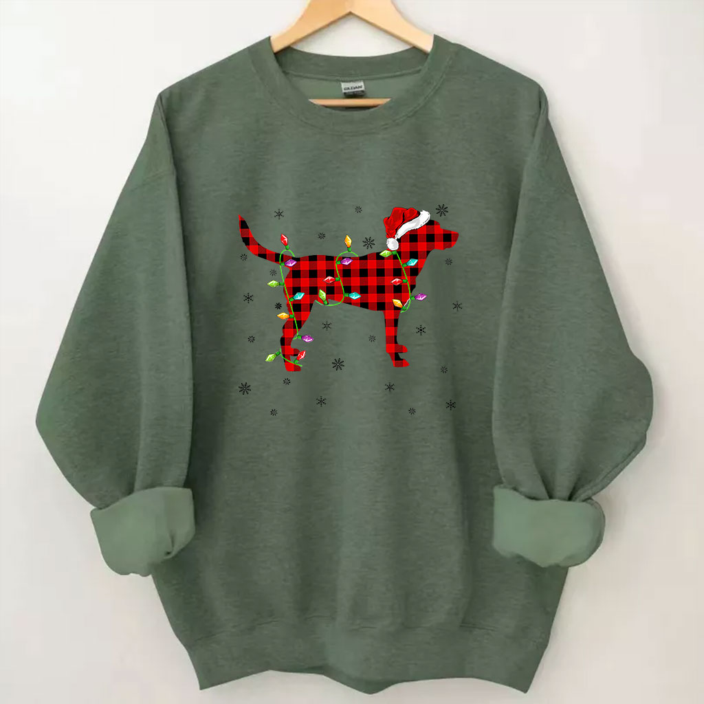 Labrador Retriever Christmas Light Sweatshirt