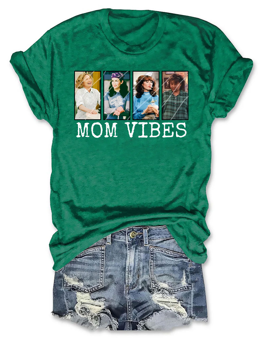 Retro 90��s Mom Vibes T-shirt