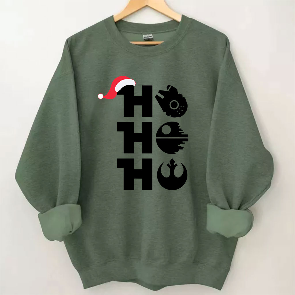 Ho Ho Ho Star Wars Christmas Funny Funny Sweatshirt