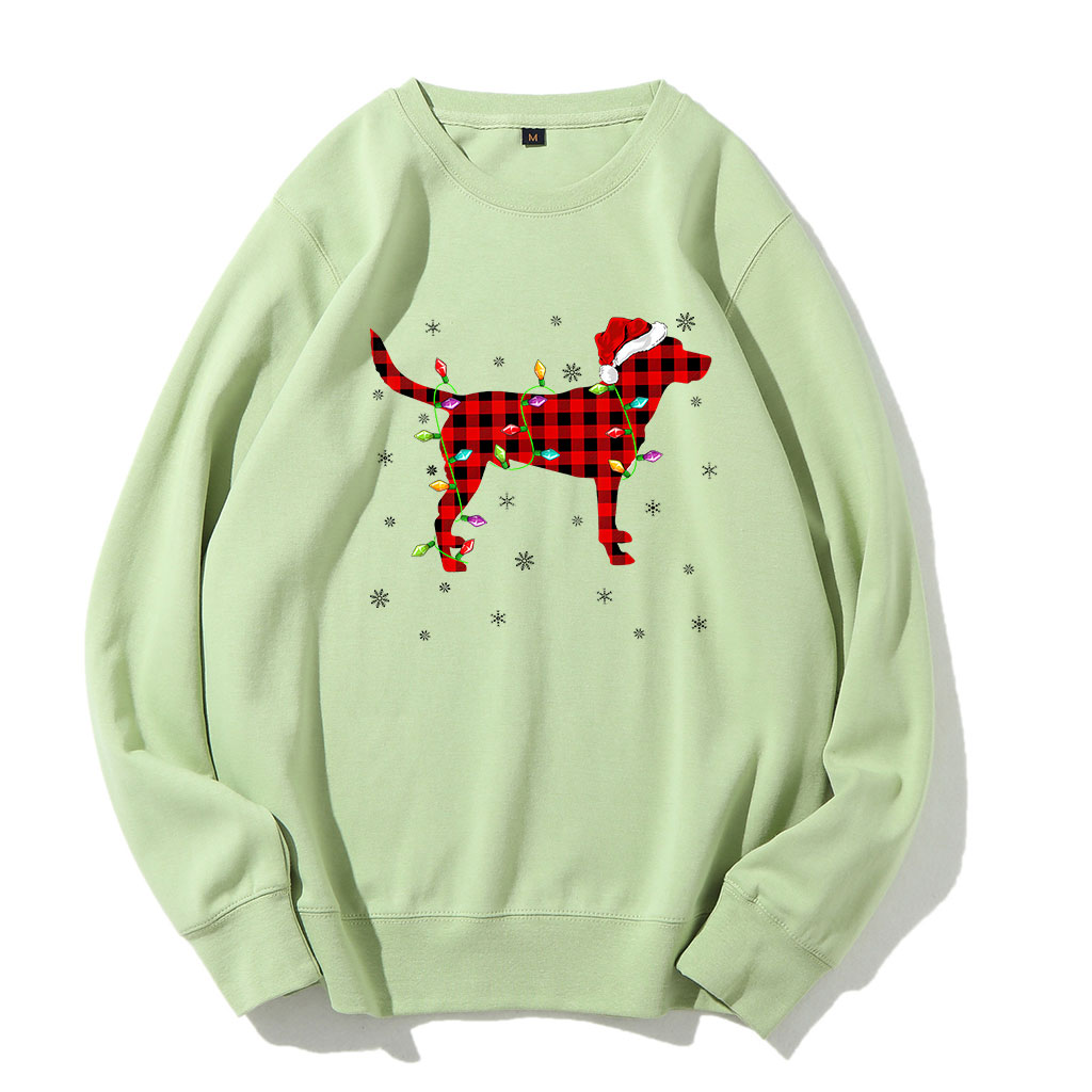 Labrador Retriever Christmas Light Sweatshirt