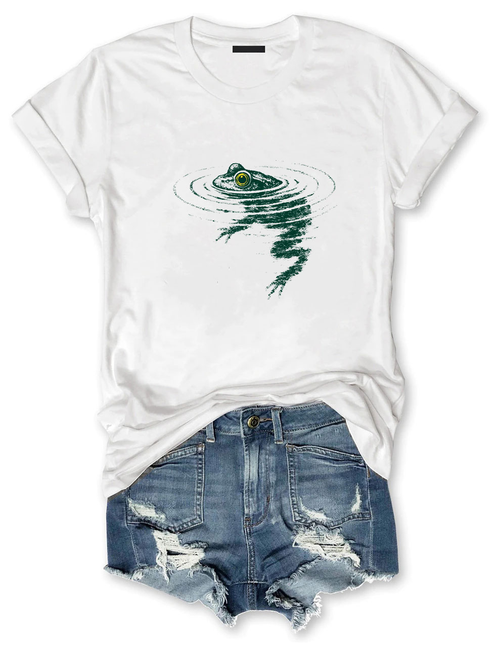 Frog Swimming Funny T-Shirt