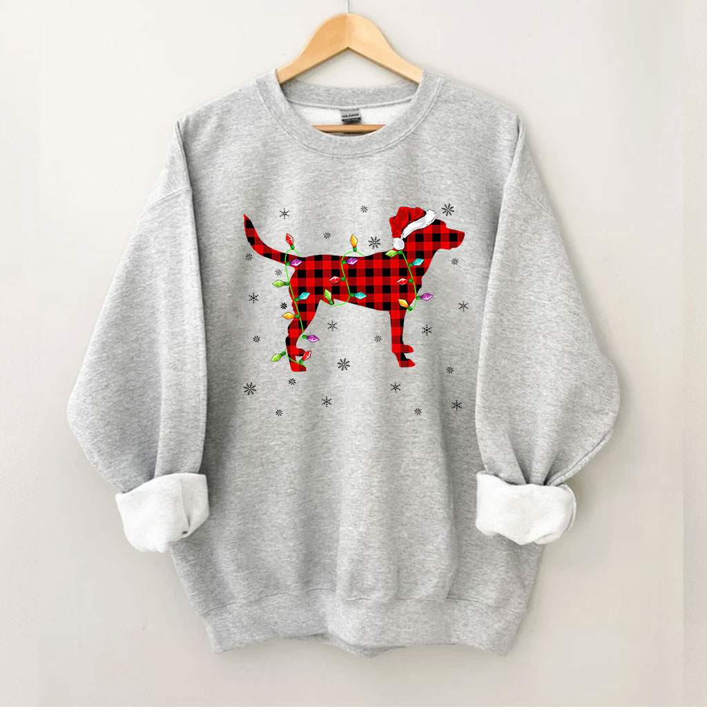 Labrador Retriever Christmas Light Sweatshirt
