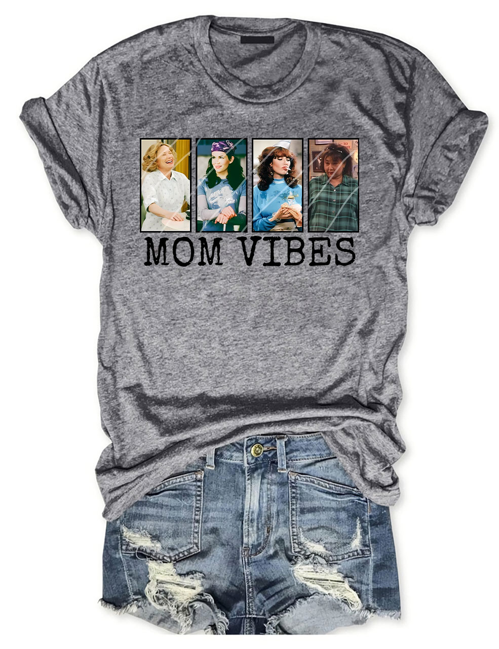 Retro 90��s Mom Vibes T-shirt
