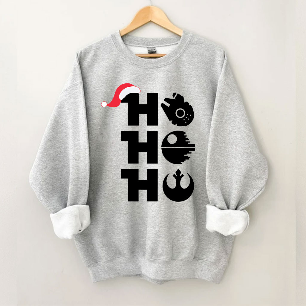 Ho Ho Ho Star Wars Christmas Funny Funny Sweatshirt