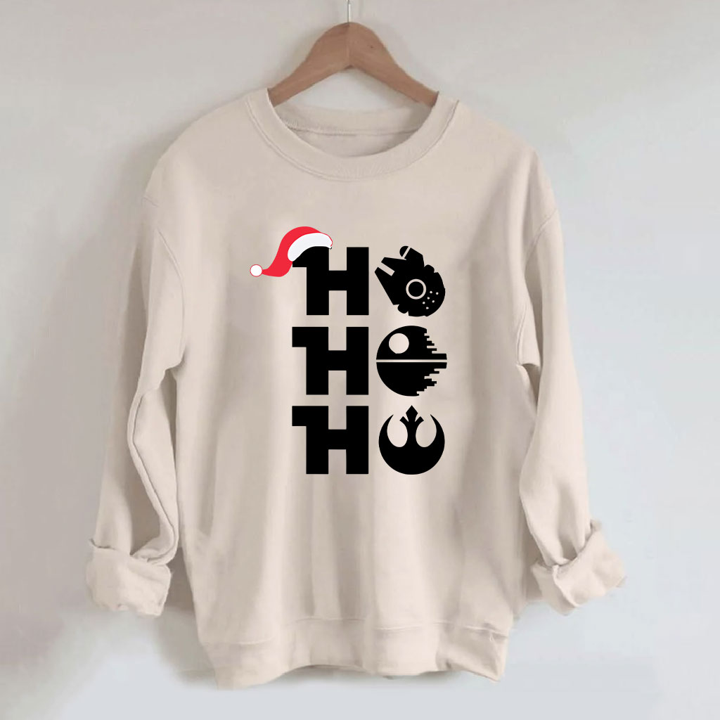 Ho Ho Ho Star Wars Christmas Funny Funny Sweatshirt