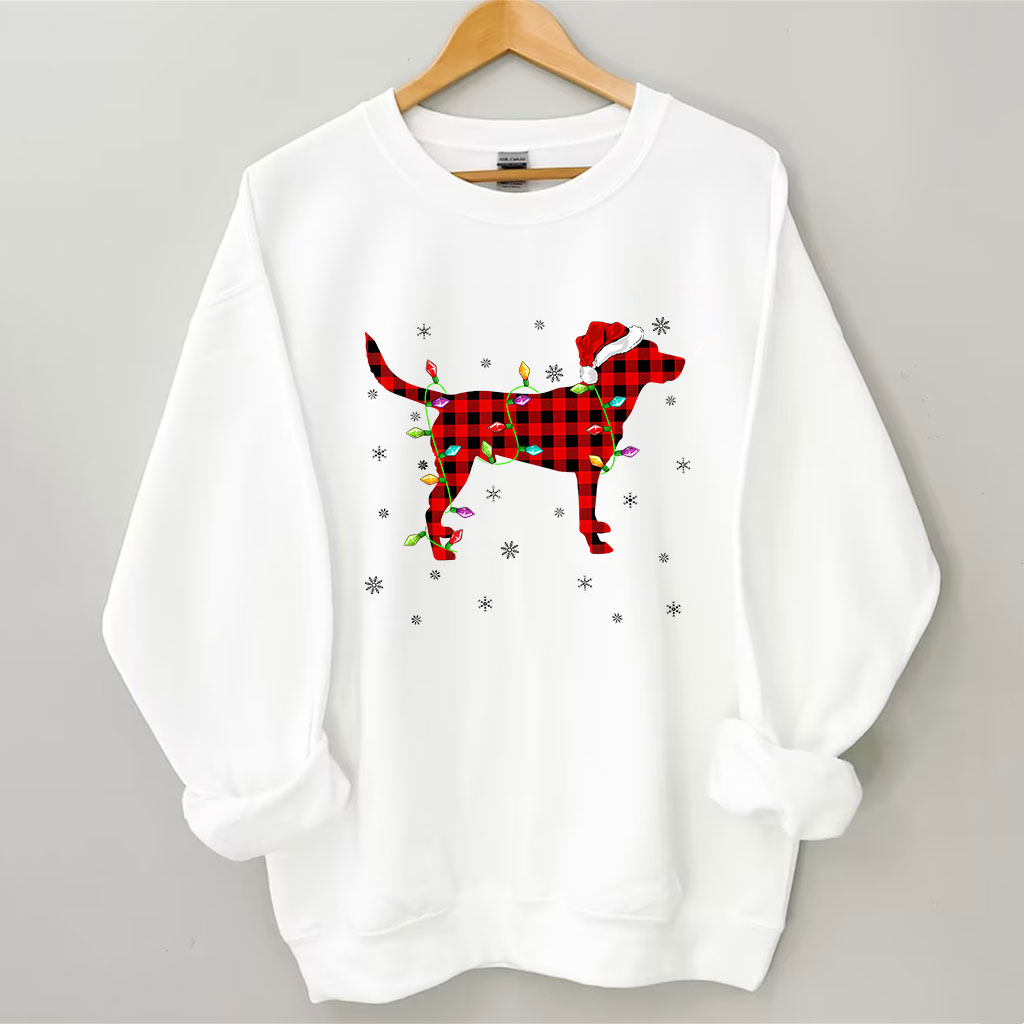 Labrador Retriever Christmas Light Sweatshirt