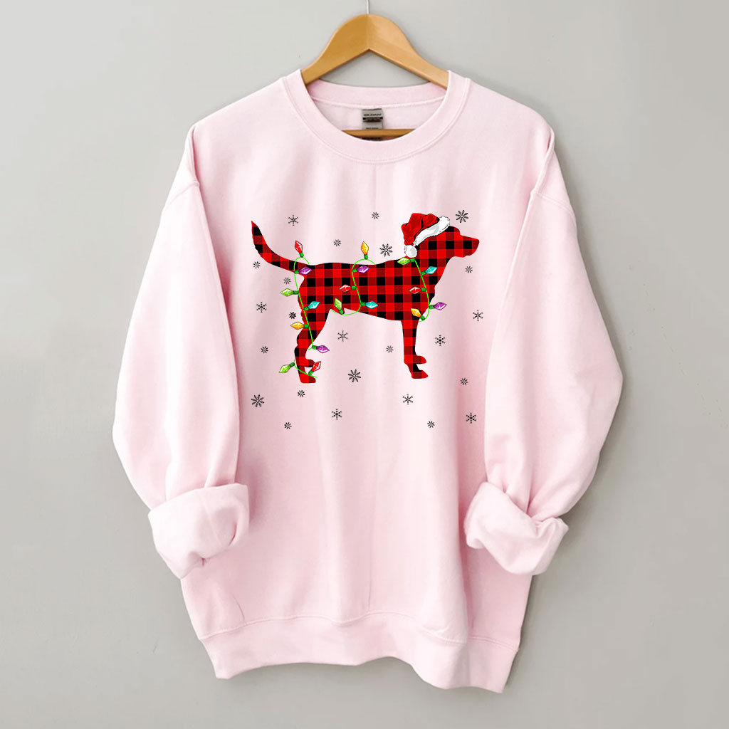 Labrador Retriever Christmas Light Sweatshirt