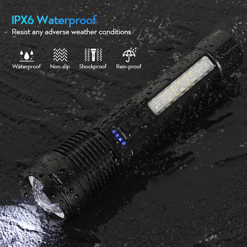 Strong Light Flashlight Waterproof Camping, Mountaineering, Fishing, Lights
