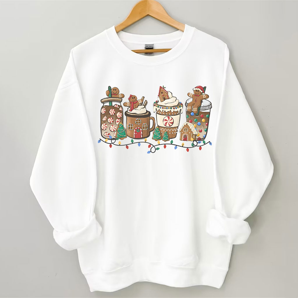 Gingerbread Christmas Coffee Sweatshirt