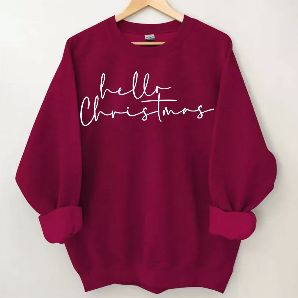 Hello Christmas Sweatshirt