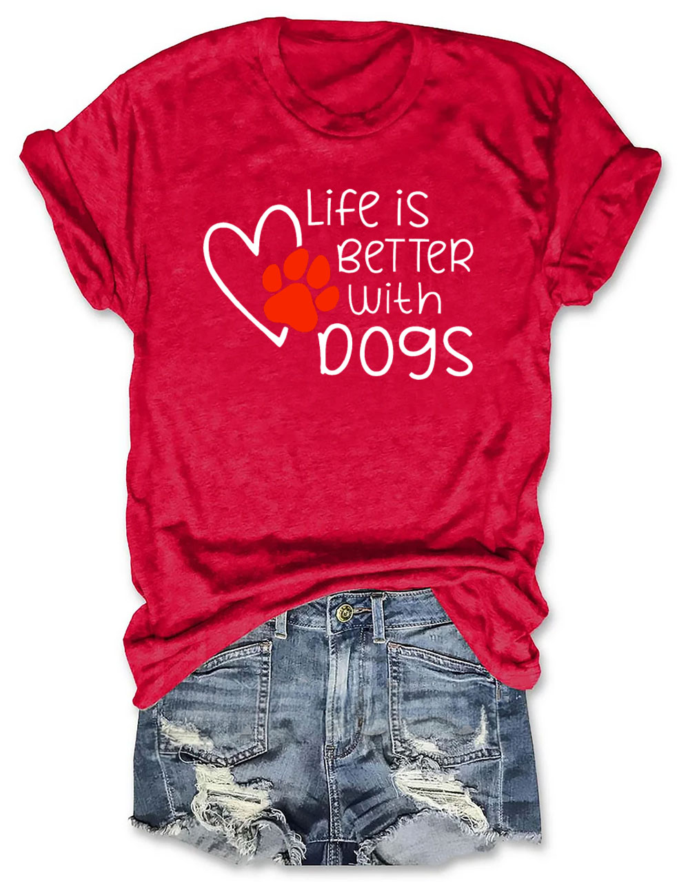 Life Is Better With My Dogs T-shirt