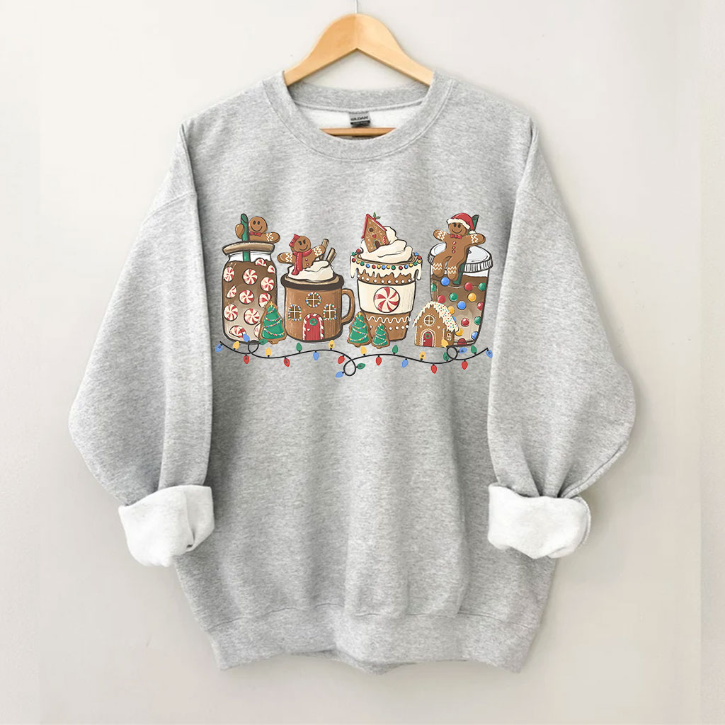 Gingerbread Christmas Coffee Sweatshirt