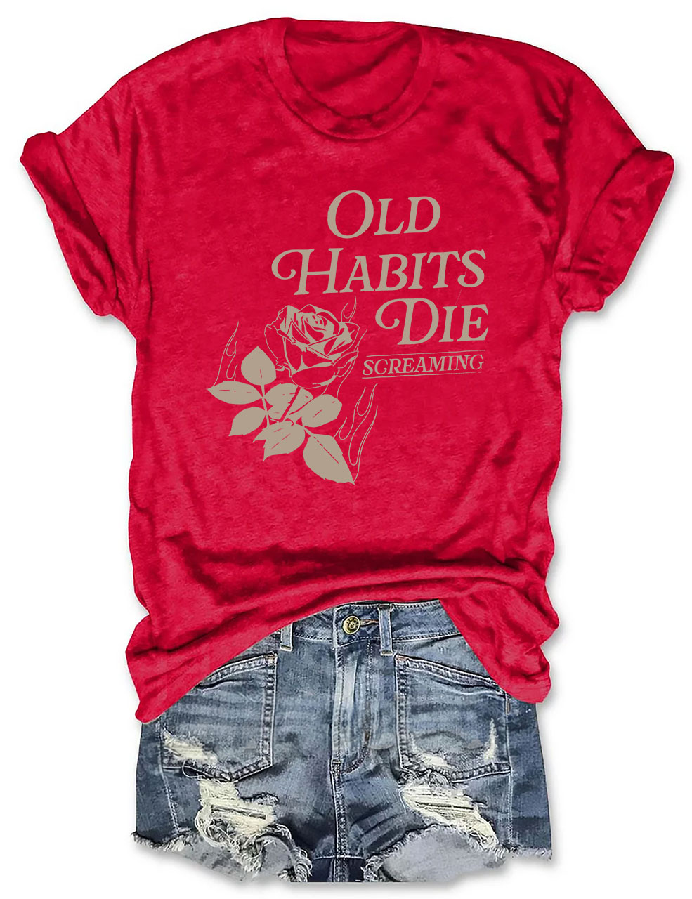 Old Habits Die Screaming T-shirt