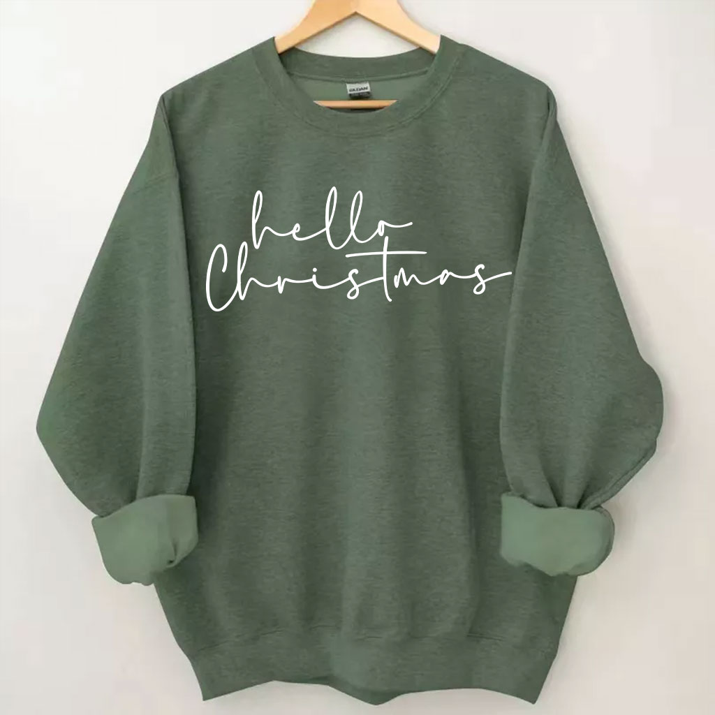 Hello Christmas Sweatshirt