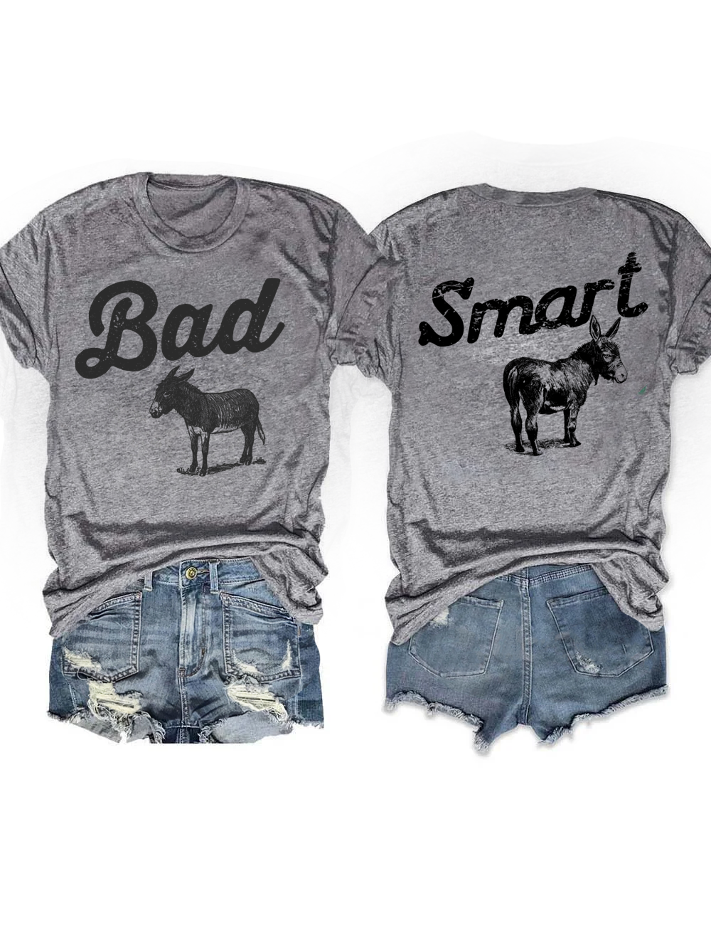 Funny Bad & Smart Ass Donkey T-shirt