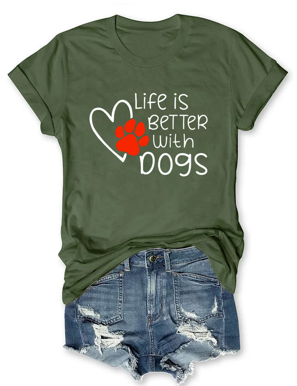 Life Is Better With My Dogs T-shirt
