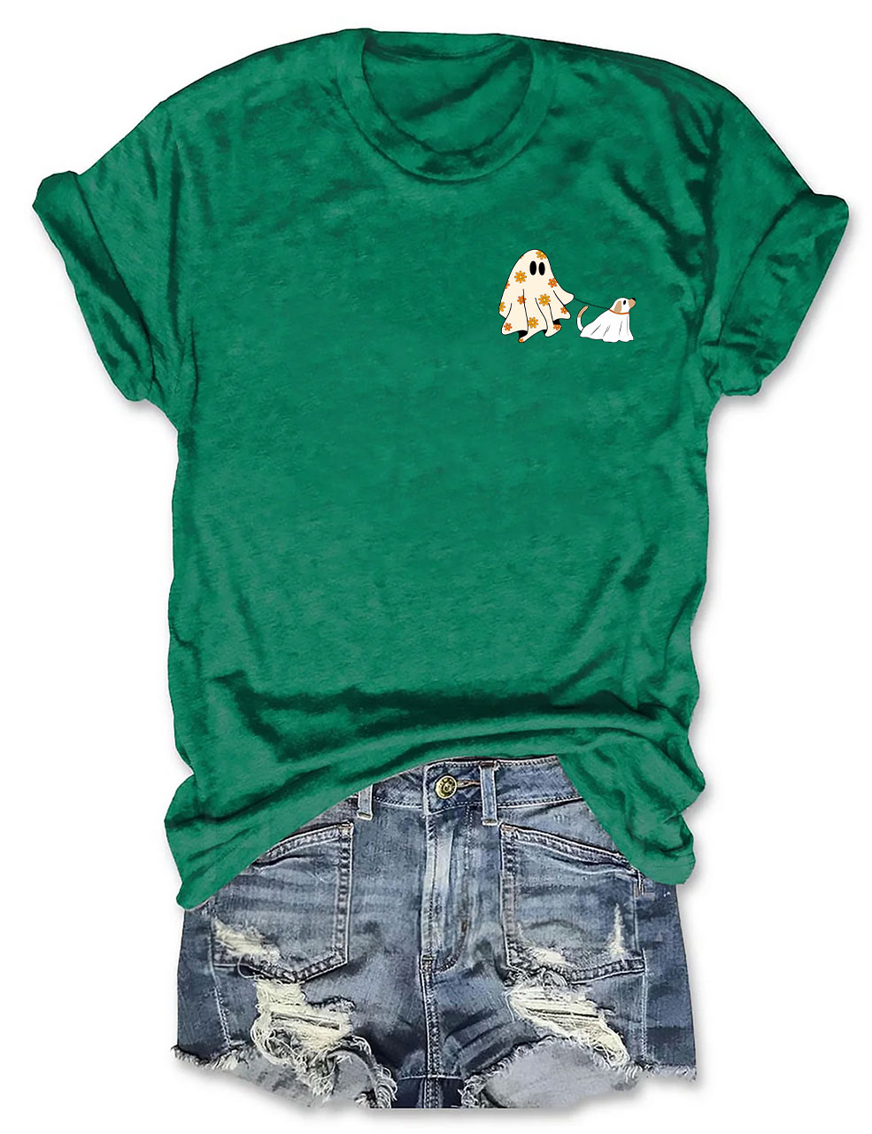 Сute Ghost Dog Halloween T-shirt