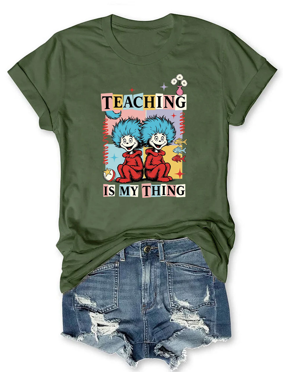 Read Across America Teaching Is My Thing Funny T-Shirt