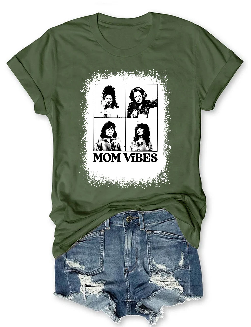 Retro Mom Vibes T-shirt