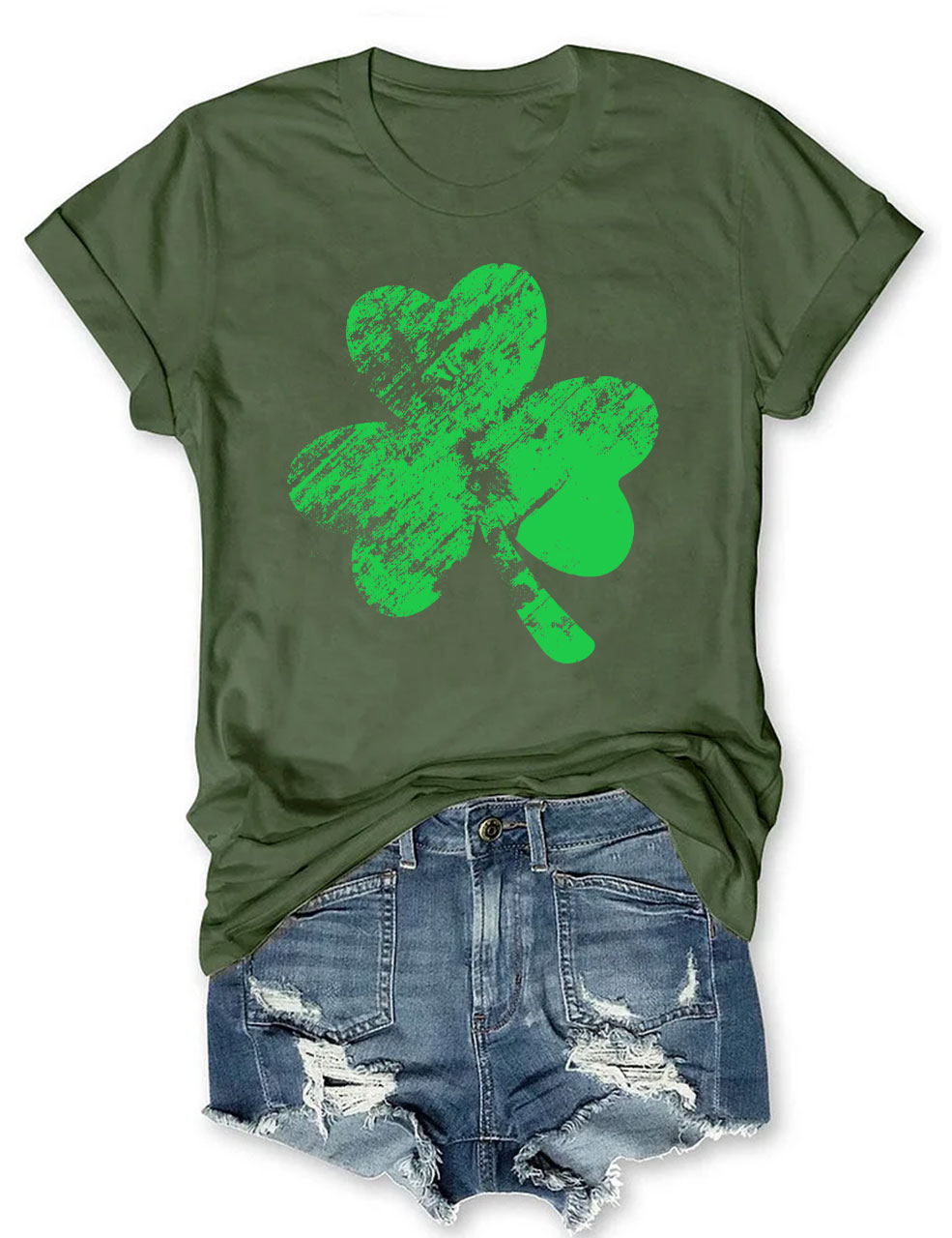 Retro Shamrock  T-shirt