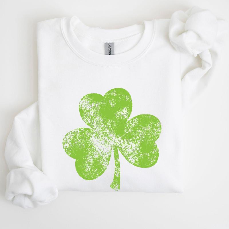 Vintage Shamrock, St Patrick's Day Sweatshirt