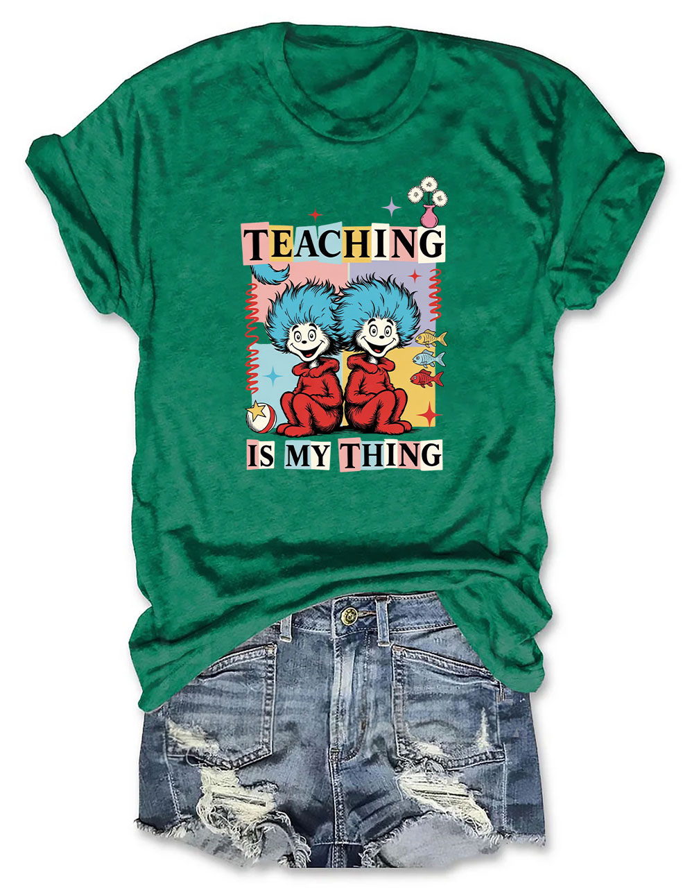 Read Across America Teaching Is My Thing Funny T-Shirt