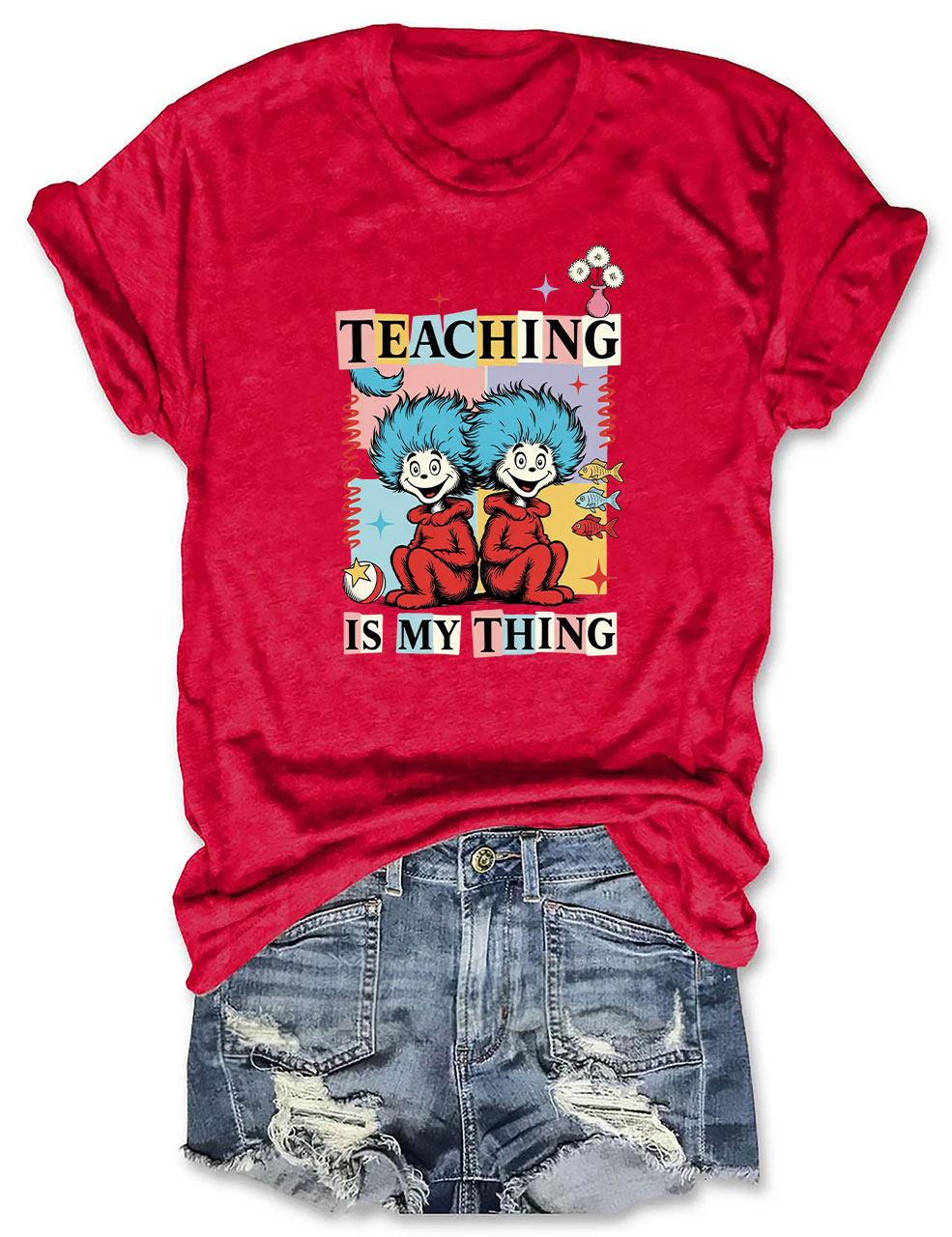 Read Across America Teaching Is My Thing Funny T-Shirt