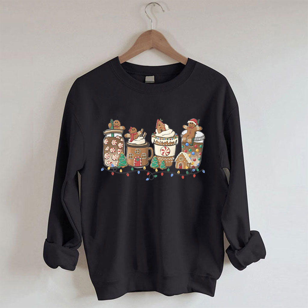 Gingerbread Christmas Coffee Sweatshirt