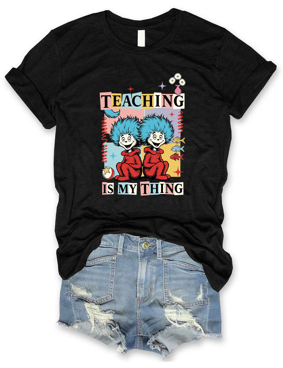 Read Across America Teaching Is My Thing Funny T-Shirt