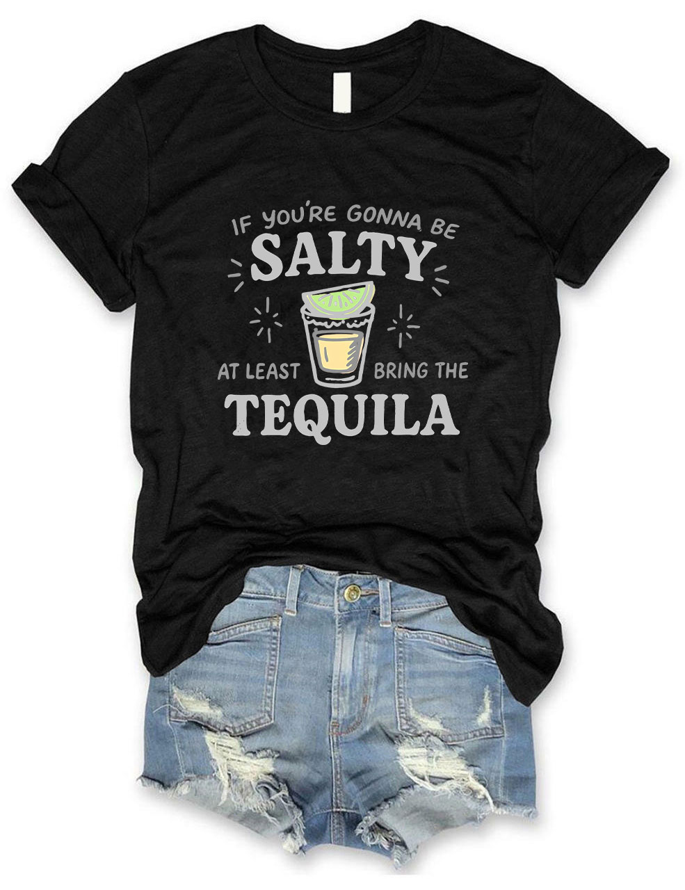 Salty Tequila Funny T-Shirt