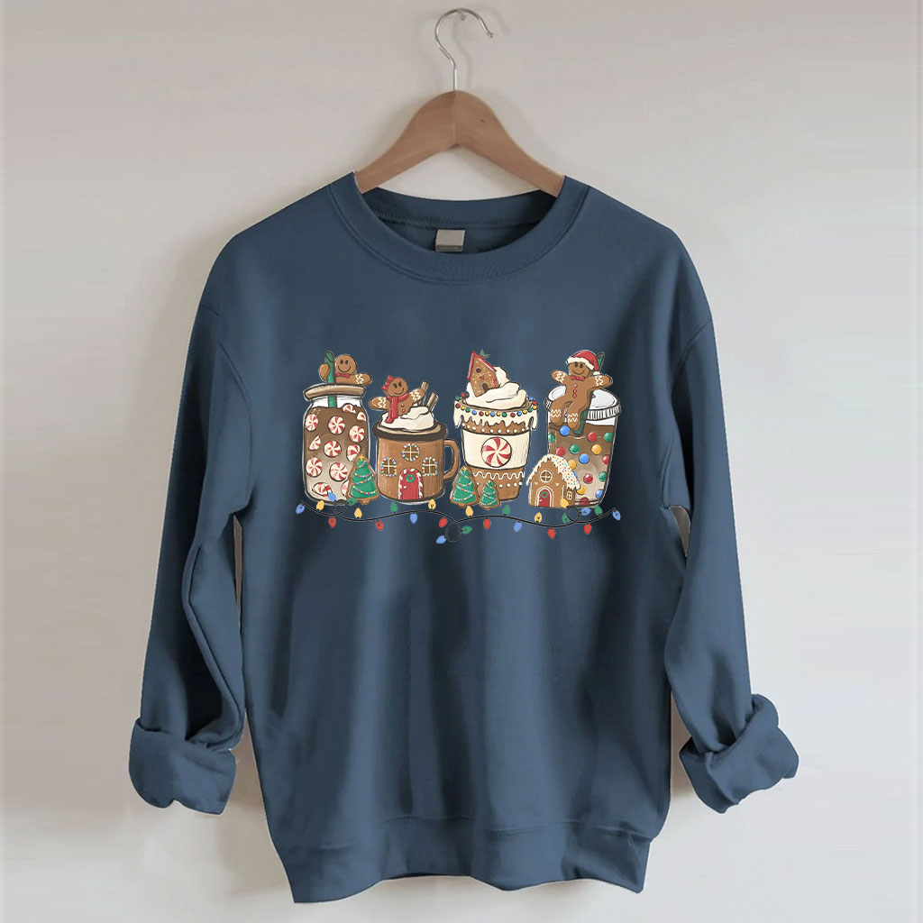 Gingerbread Christmas Coffee Sweatshirt