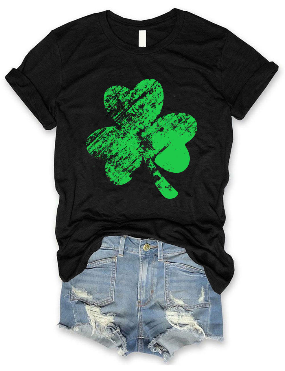 Retro Shamrock  T-shirt
