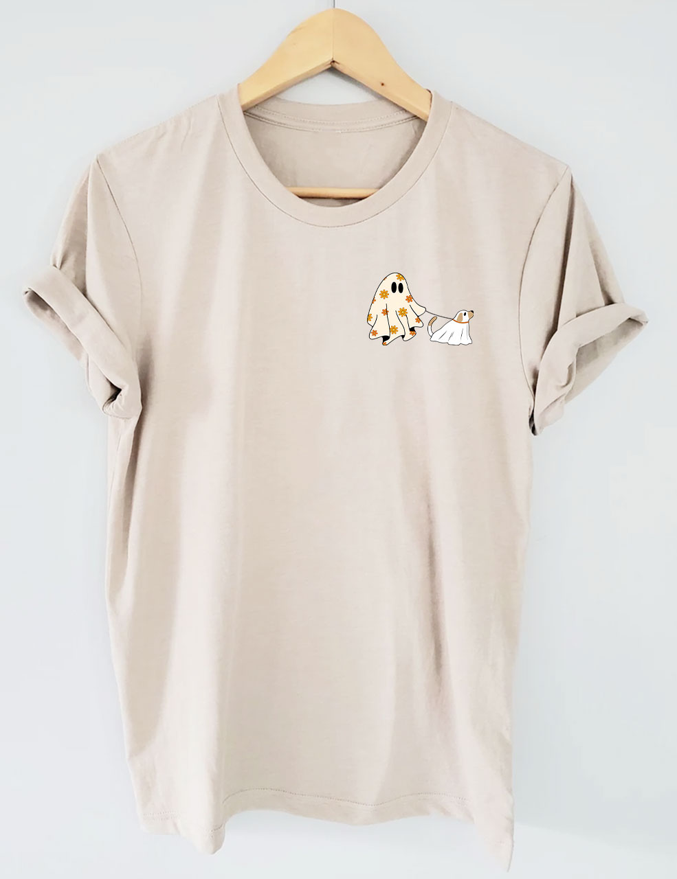 Сute Ghost Dog Halloween T-shirt