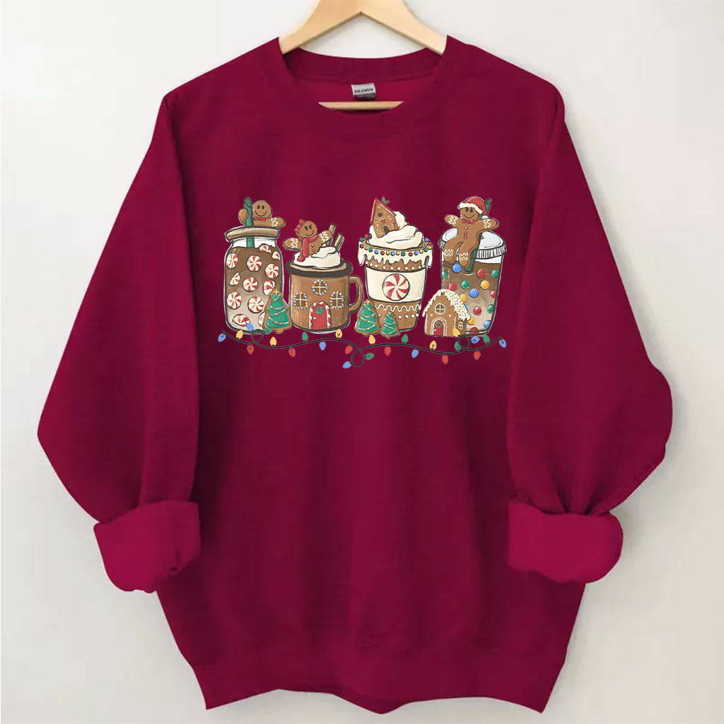 Gingerbread Christmas Coffee Sweatshirt