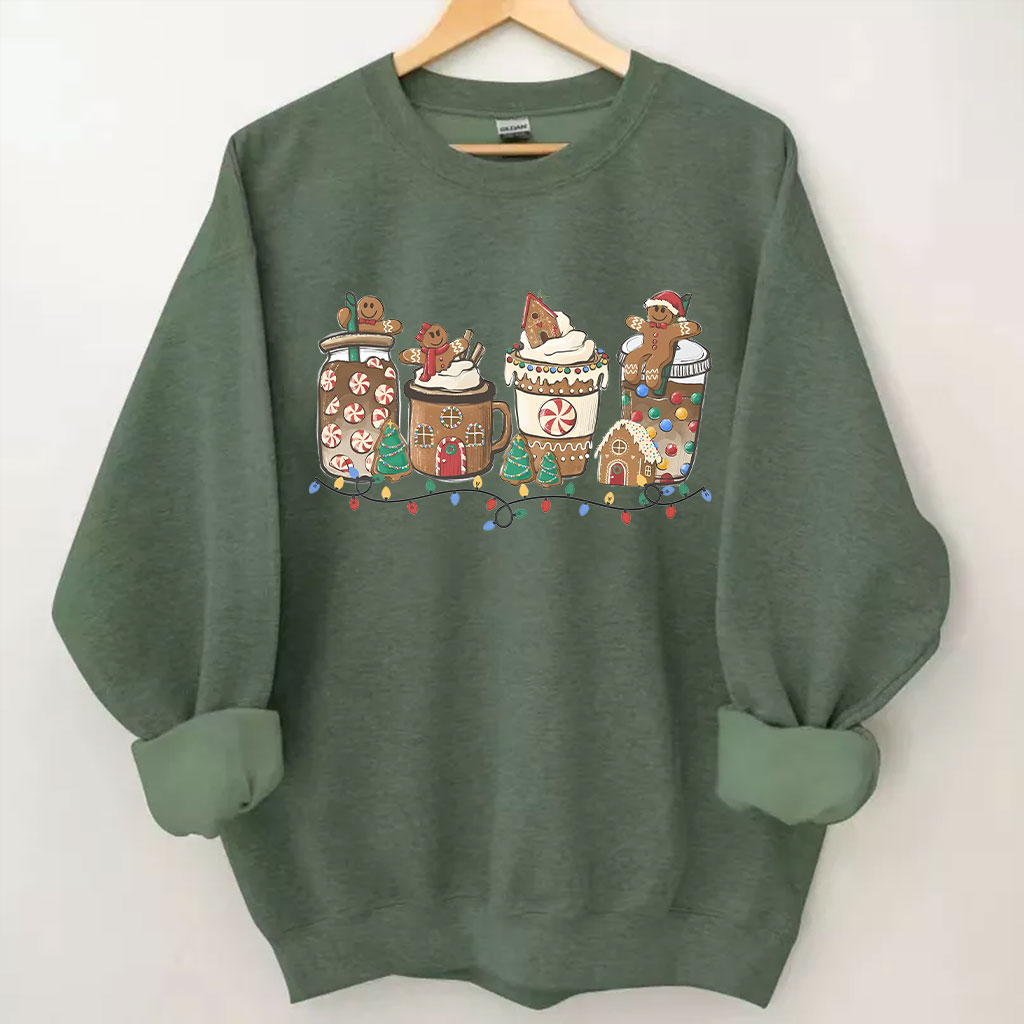 Gingerbread Christmas Coffee Sweatshirt