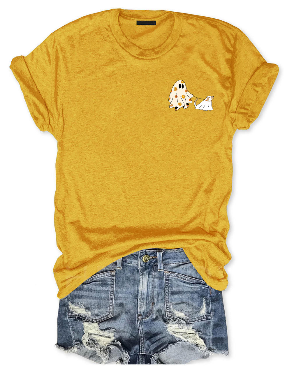 Сute Ghost Dog Halloween T-shirt