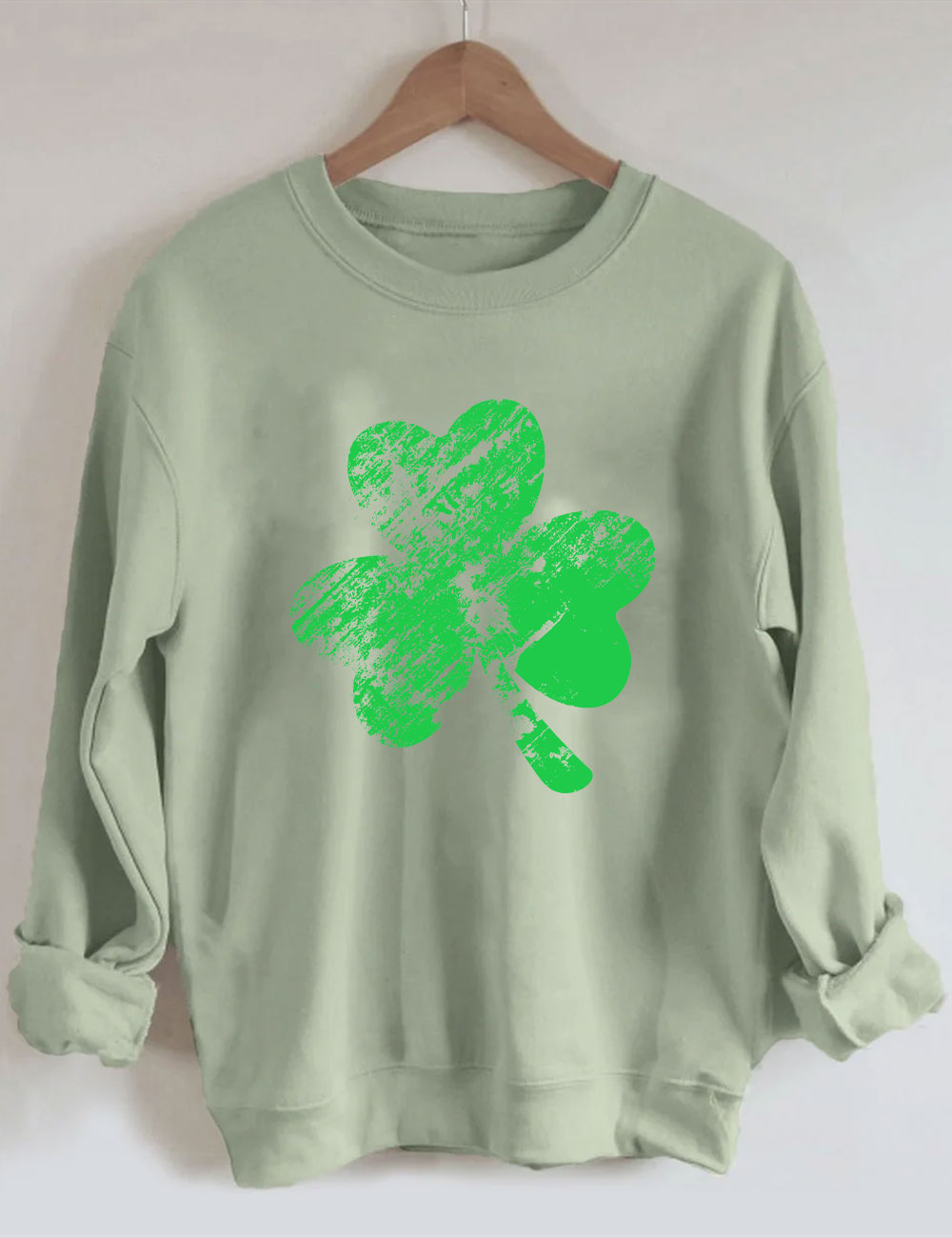 Retro Shamrock  Sweatshirt