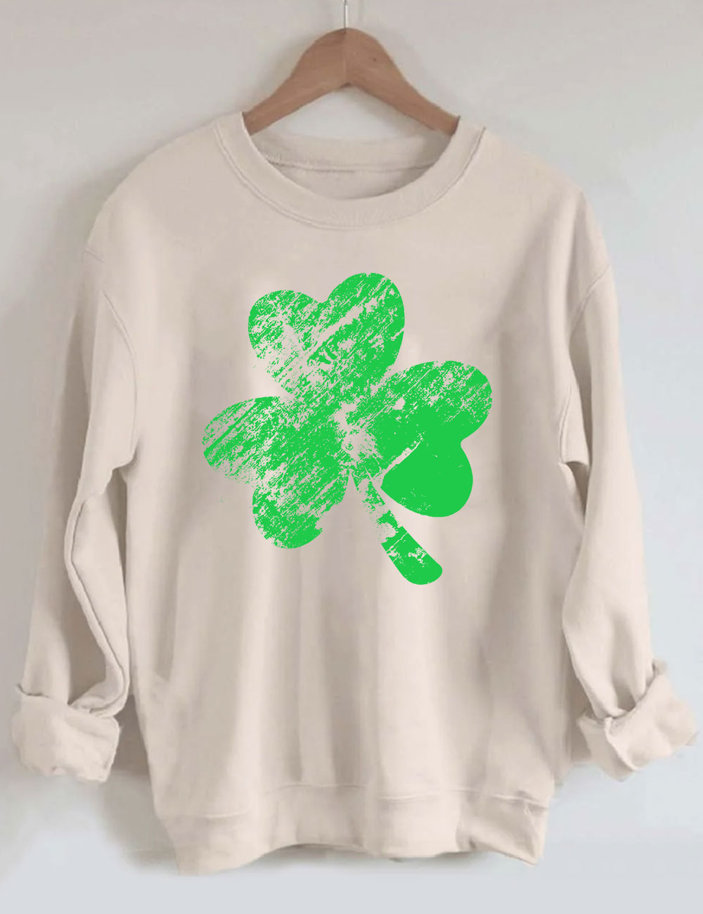 Retro Shamrock  Sweatshirt