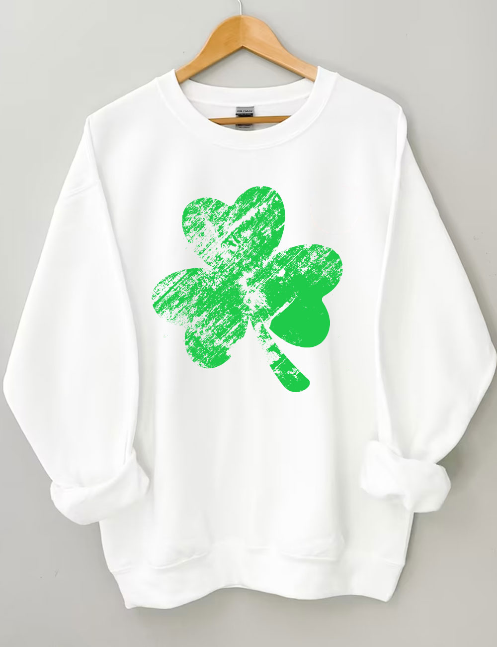 Retro Shamrock  Sweatshirt