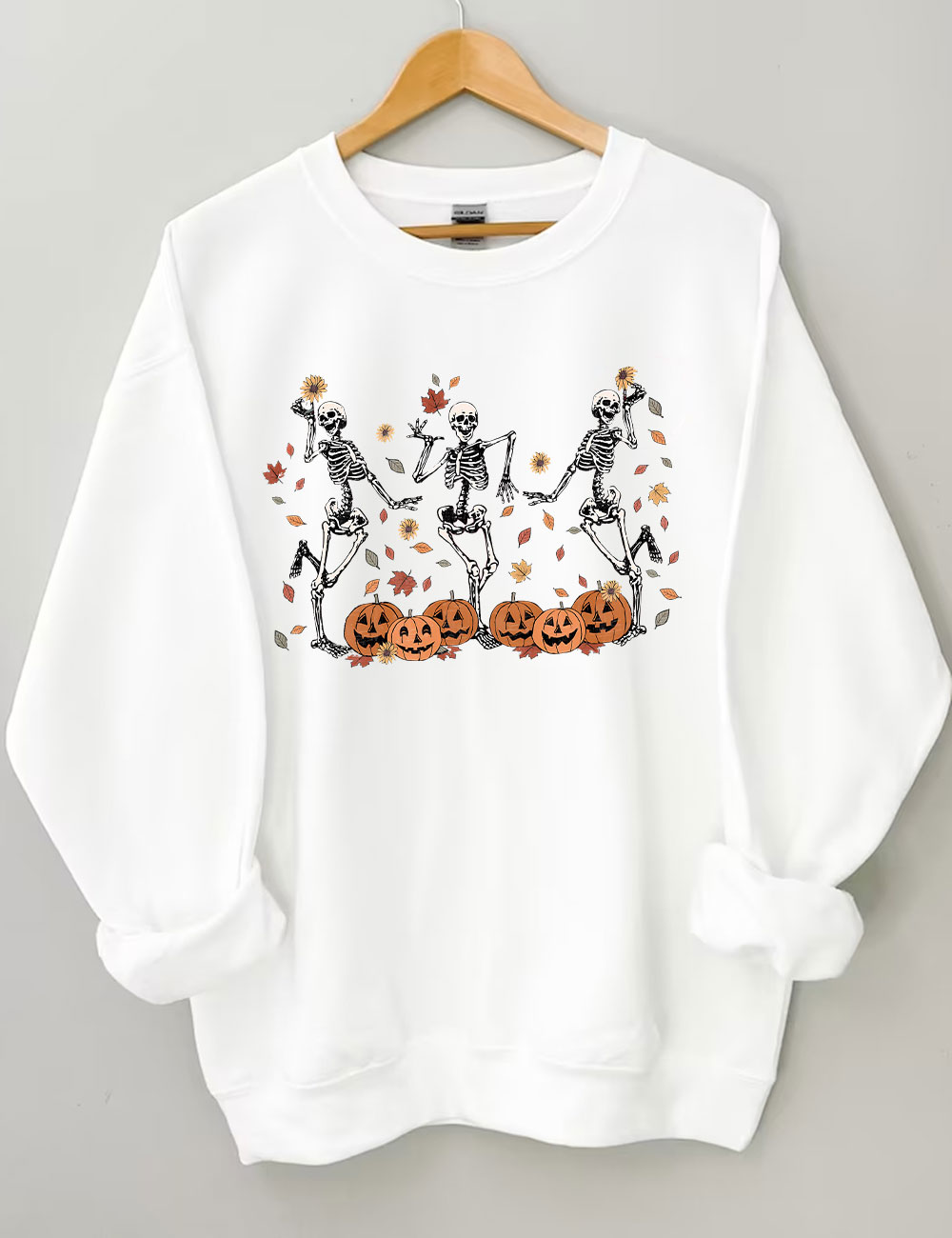Pumpkin Skeleton Sweatshirt