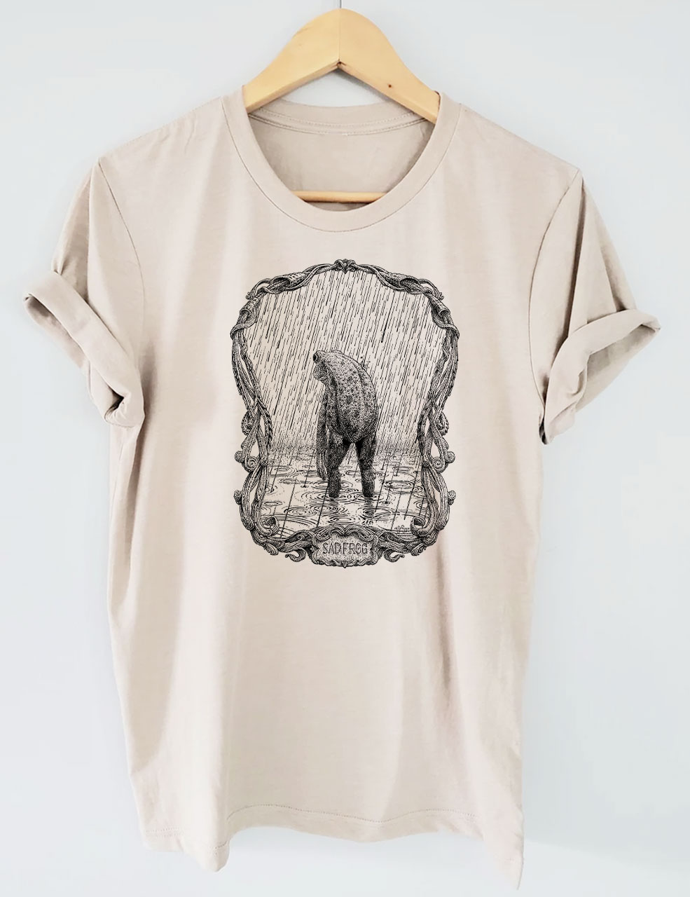 Sad Frog Funny T-Shirt